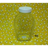 Glass 4lb Queenline Jar